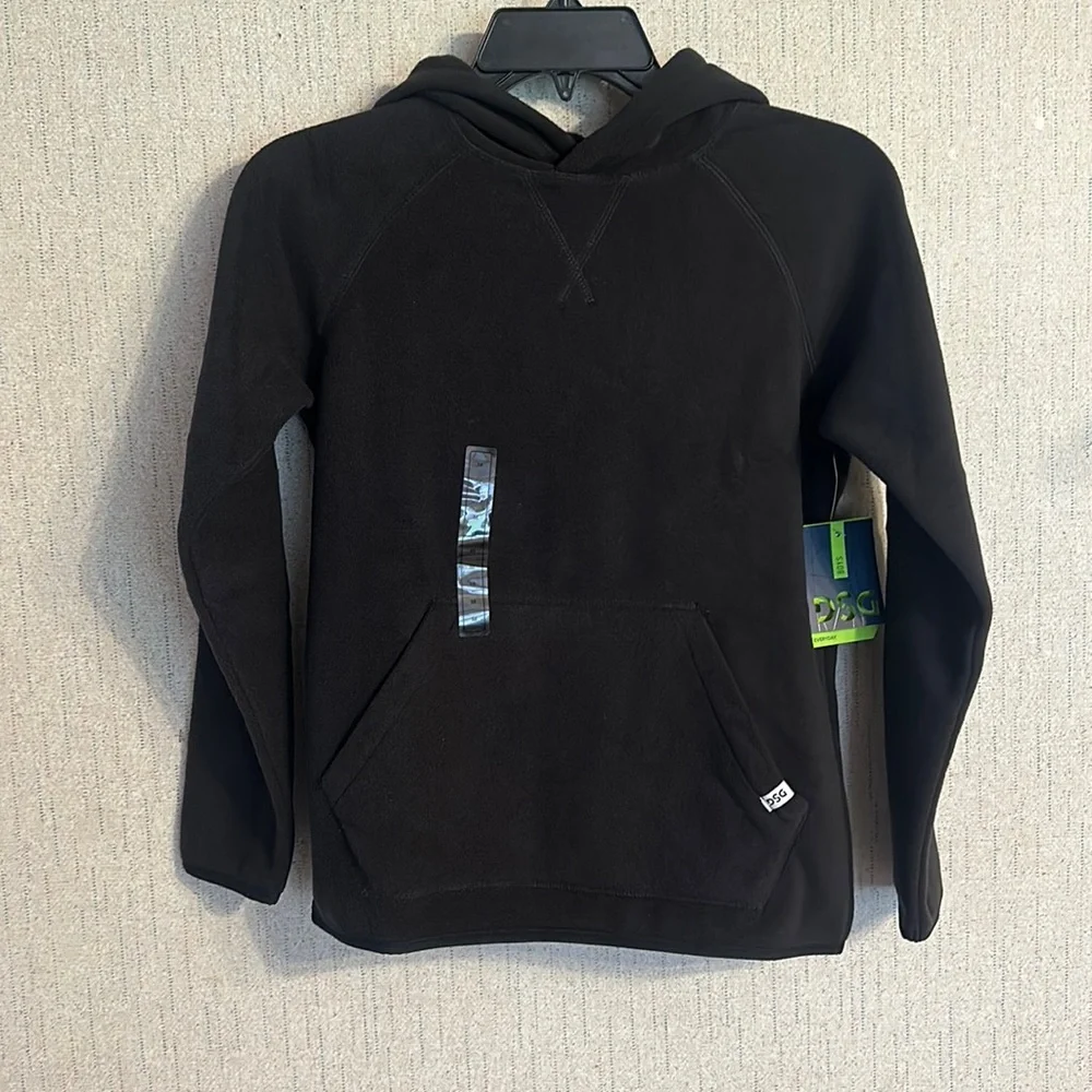 DSG DICKS SPORTING GOODS BOY'S EVERYDAY FLEECE HOODIE: BLACK: NWT: SZ M
